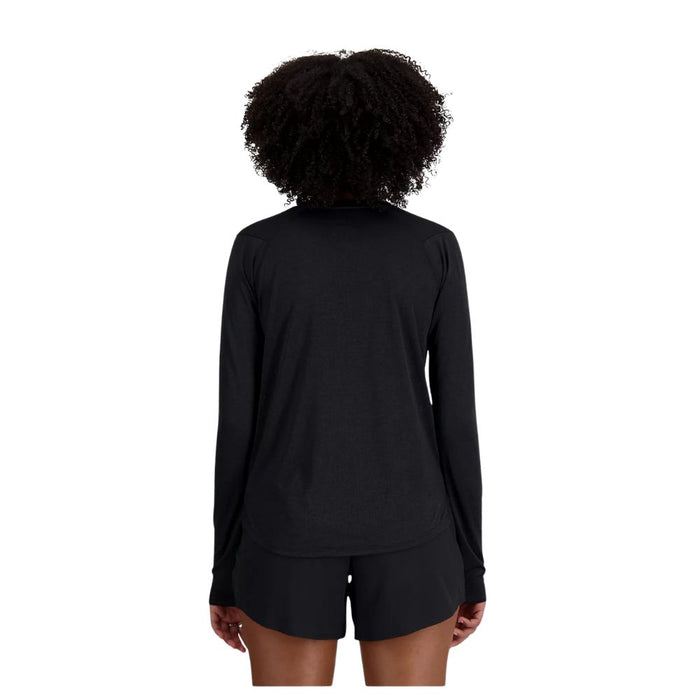 New Balance | RC Essential Long Sleeve | Dames | Caviar Heather