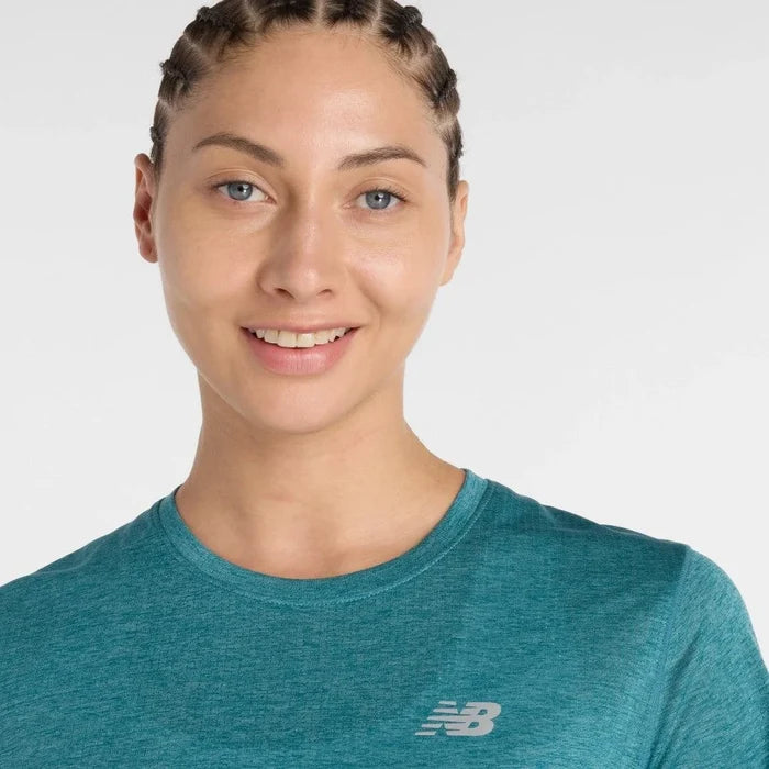 New Balance | RC Essential T-Shirt | Dames | Big teal