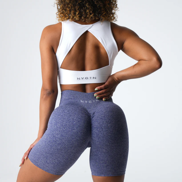 NVGTN - Indigo Scrunch Seamless Shorts