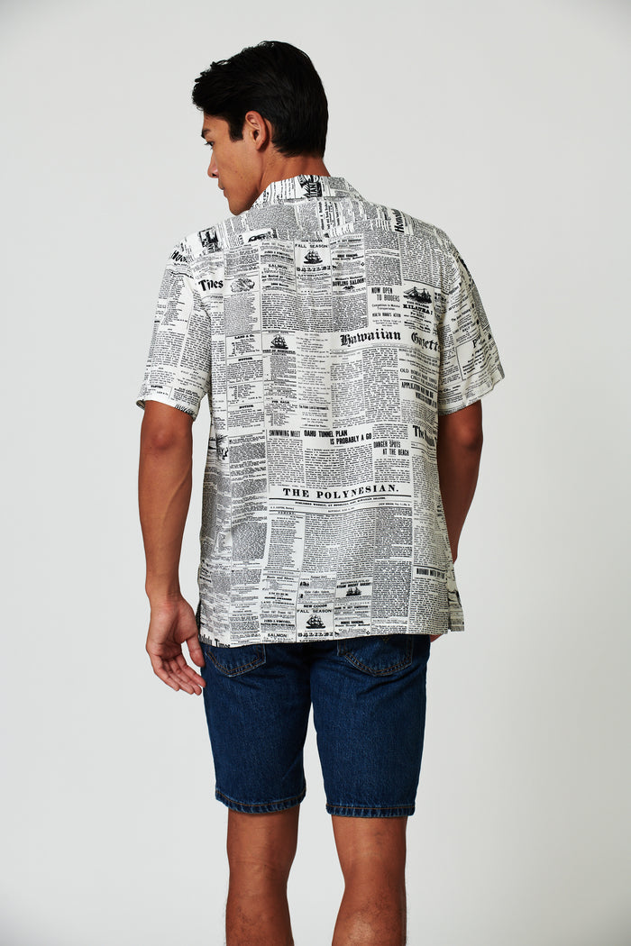 Old News Coconut Camp Shirt