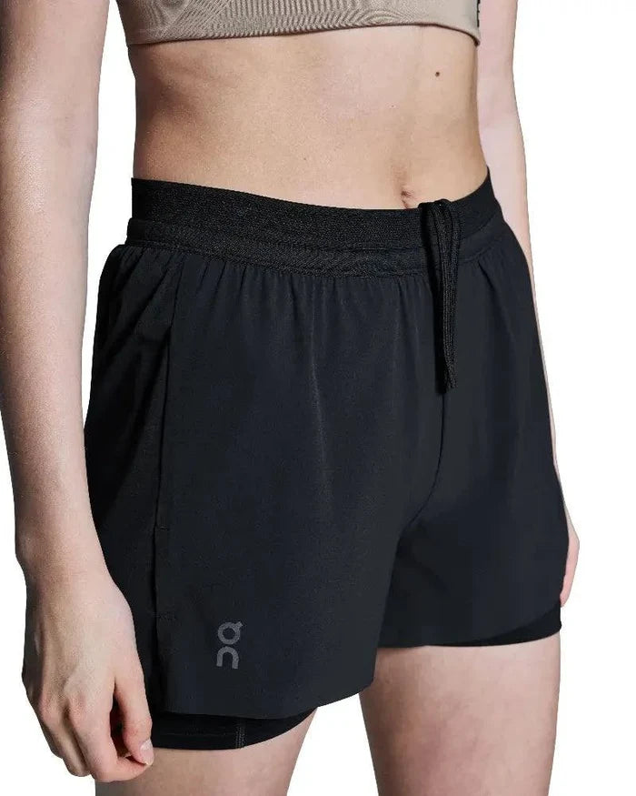 ON | 3'' Performance 2/1 Shorts | Dames | Black