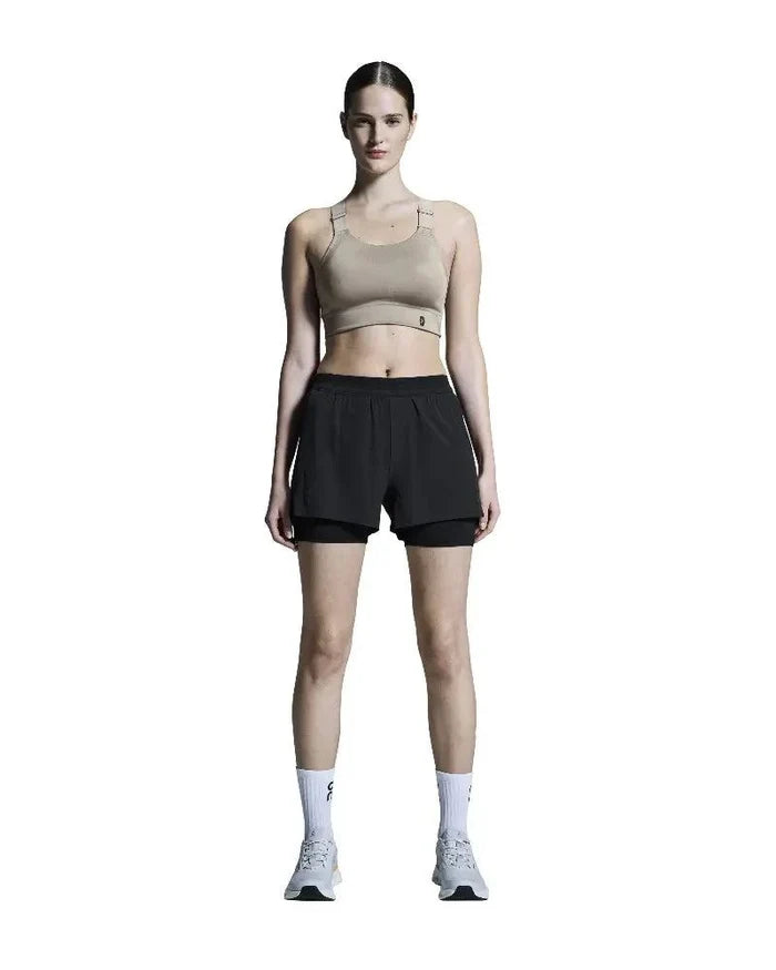ON | 3'' Performance 2/1 Shorts | Dames | Black
