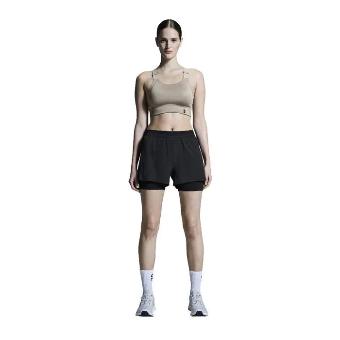 ON | 3'' Performance 2/1 Shorts | Dames | Black