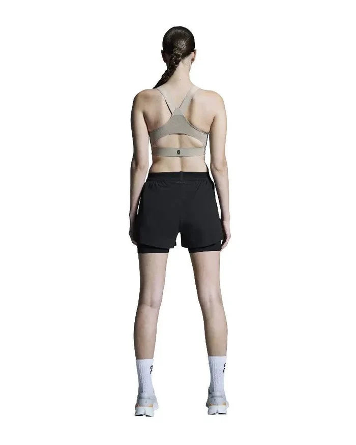 ON | 3'' Performance 2/1 Shorts | Dames | Black