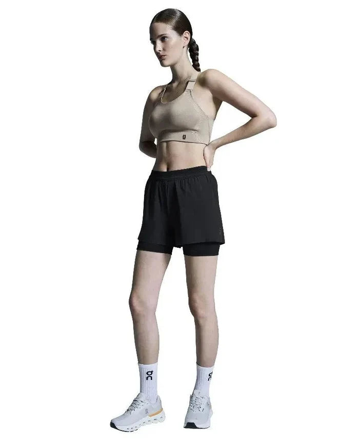 ON | 3'' Performance 2/1 Shorts | Dames | Black
