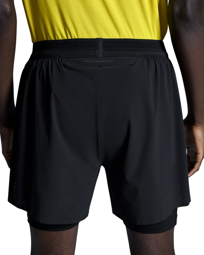 ON | 5'' Performance 2/1 Shorts | Heren | Black