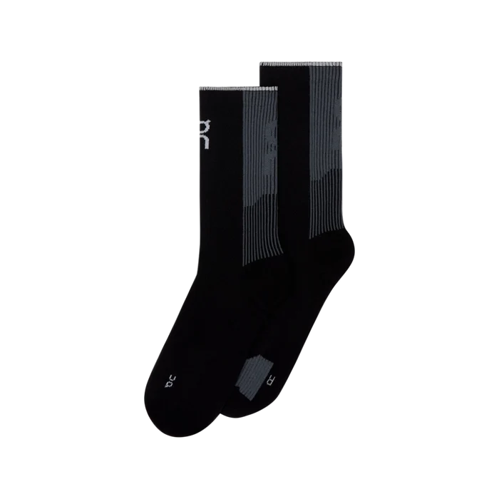 ON | Performance Run Sock High | Black / Eclipse