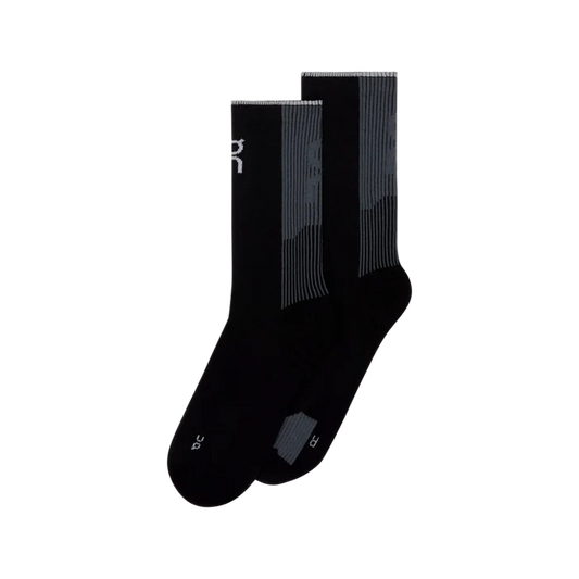 ON | Performance Run Sock High | Black / Eclipse