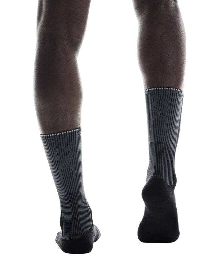 ON | Performance Run Sock High | Black / Eclipse