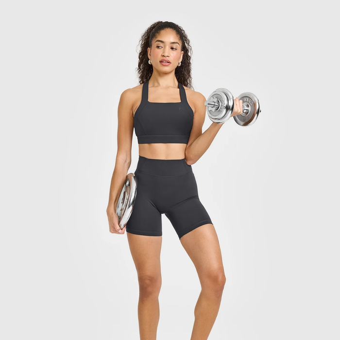 Oner Active - Timeless Wide Strap Sports Bra | Coal
