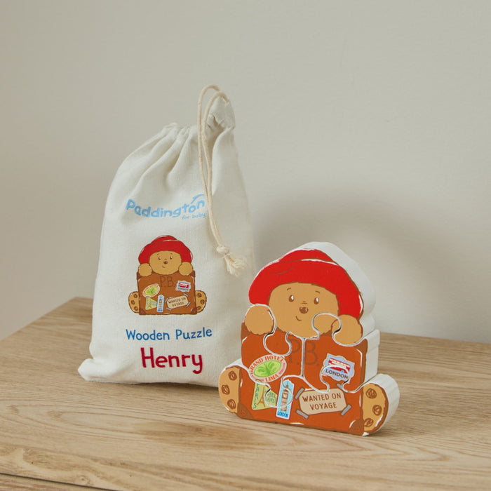 Orange Tree Toys Personalised Paddington Suitcase Puzzle & Bag Set