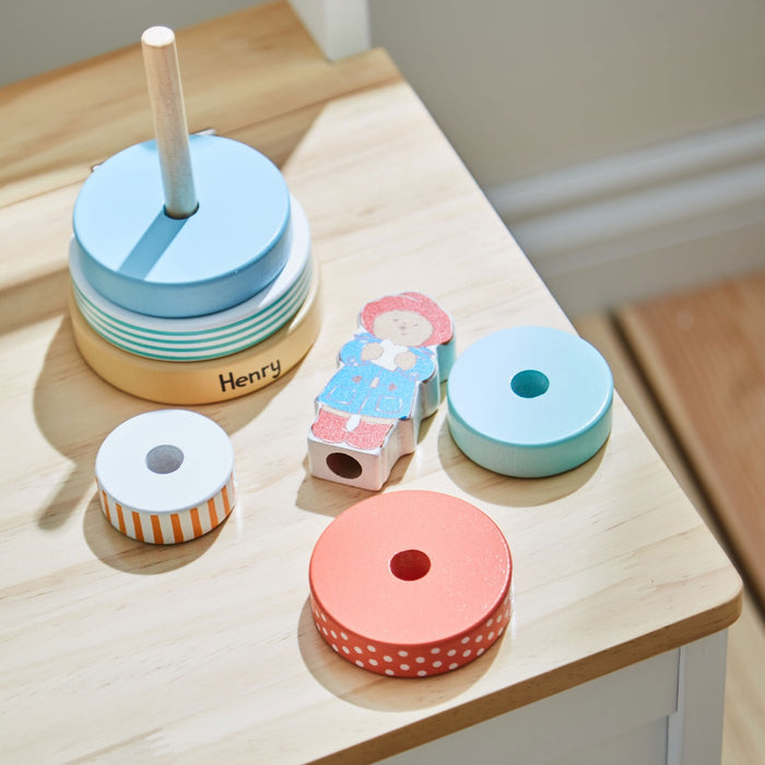 Orange Tree Toys Personalised Wooden Paddington Bear Stacker Toy