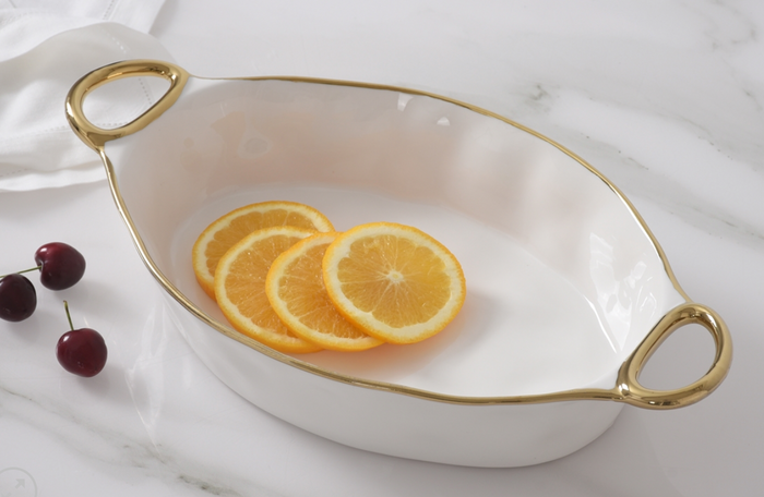 Oval Baking Dish w/ Handles