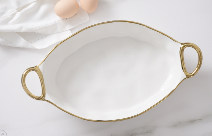 Oval Baking Dish w/ Handles