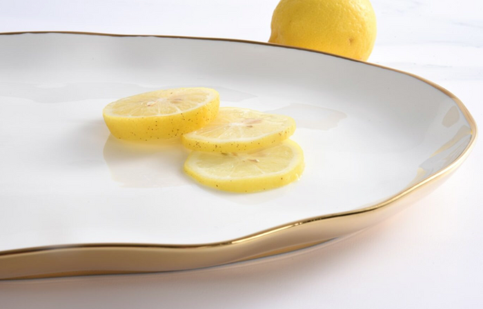 Oval Tray -Gold