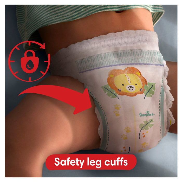 Pampers Baby-Dry Nappy Pants Size 6, 54 Nappies, 14kg - 19kg, Jumbo+ Pack