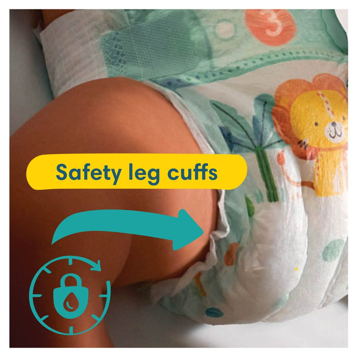 Pampers Baby-Dry Size 6, 62 Nappies, 13kg-18kg, Jumbo+ Pack