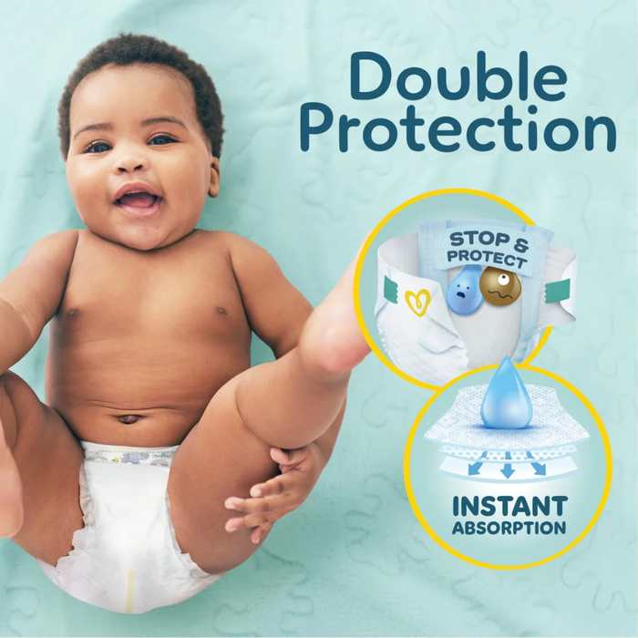 Pampers New Baby Premium Protection Jumbo Pack Size 3, 70 Nappies, 6-10 kg