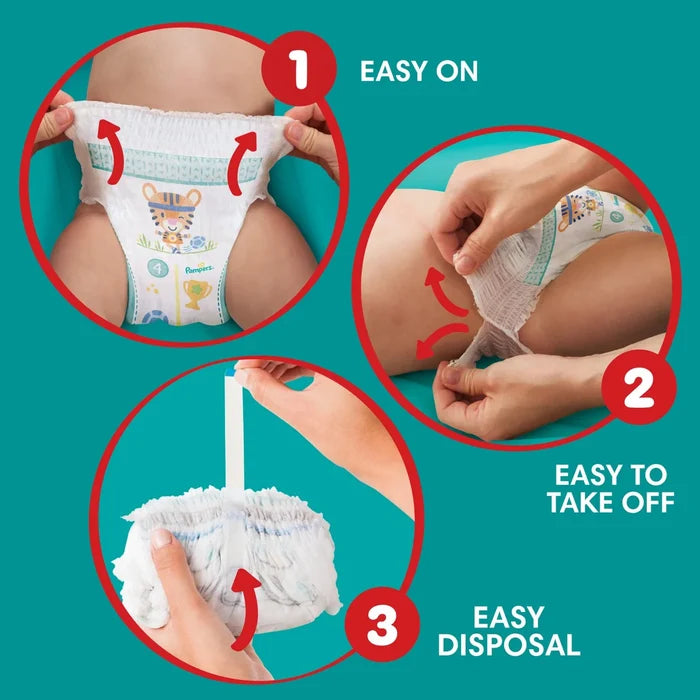 Pampers Premium Protection Nappy Pants Size 7, 40 Nappies, 15+ kg Jumbo+ Pack