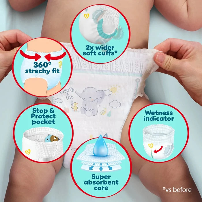 Pampers Premium Protection Pants Size 3, 36 Nappies, 6-11 kg