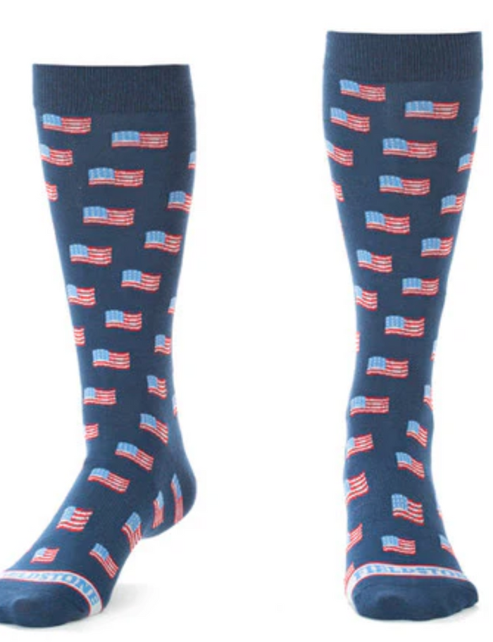 Pattern Socks- Flags