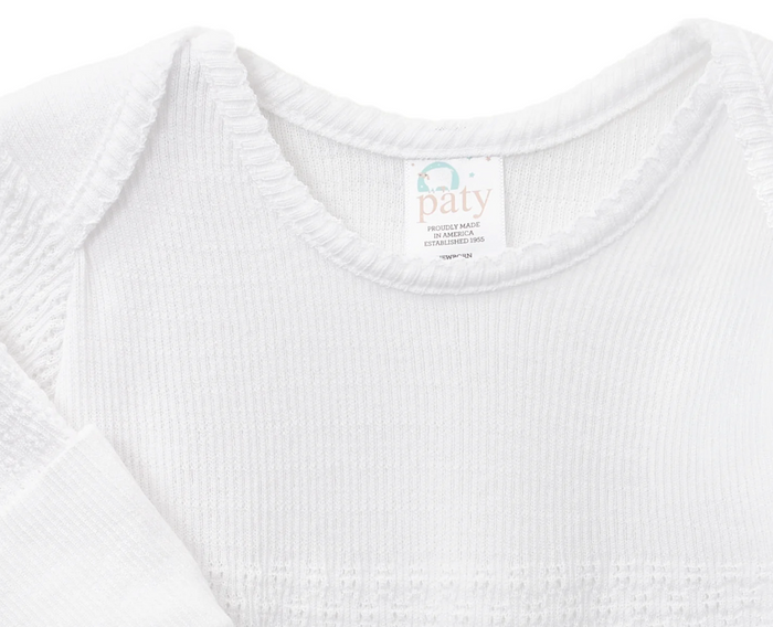 Paty Knit Gown-White