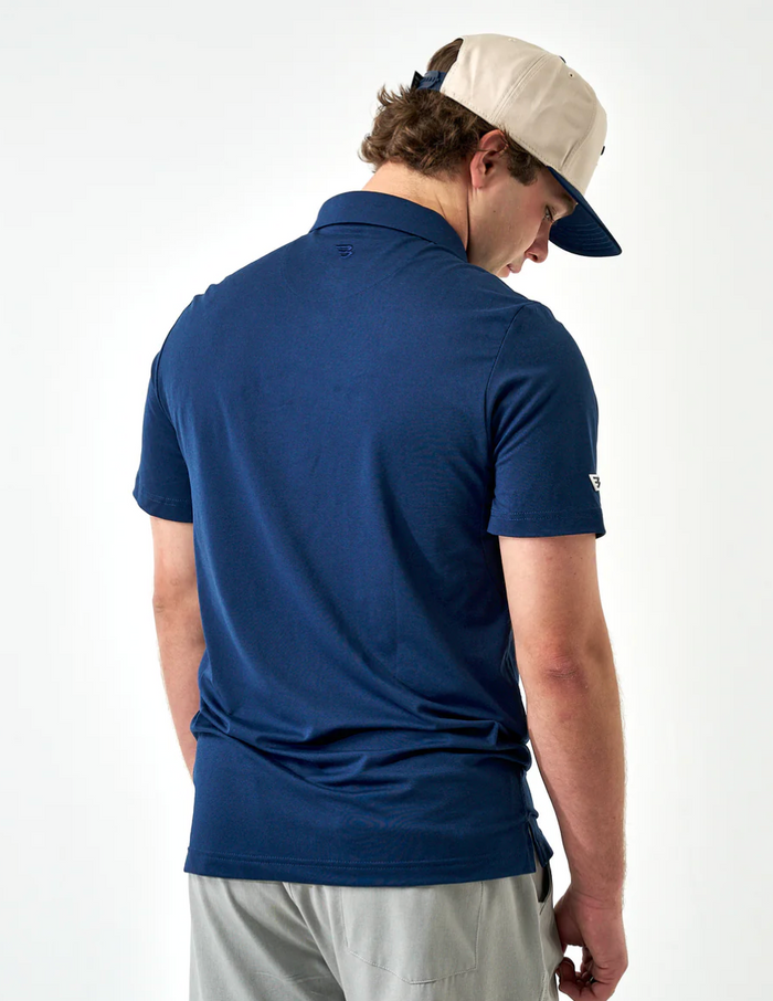Performance Polo - Heather Navy