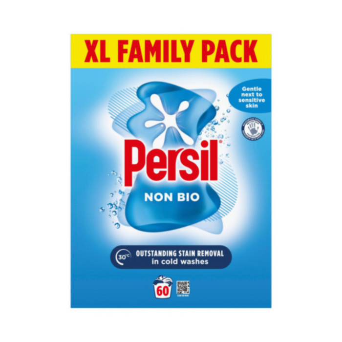 Persil Non-Bio Laundry Washing Powder 60 Washes 3.0kg