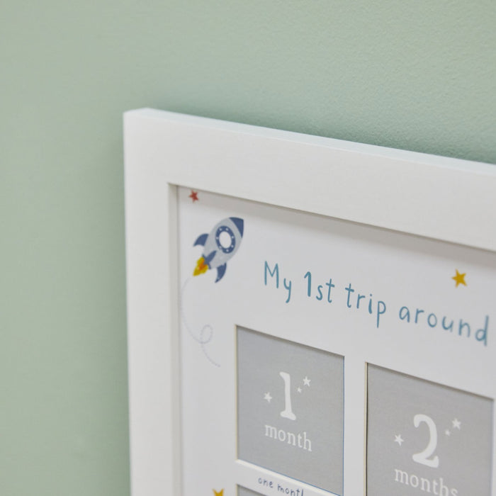 Personalised 1st Trip Around The Sun 12-Month Photo Frame