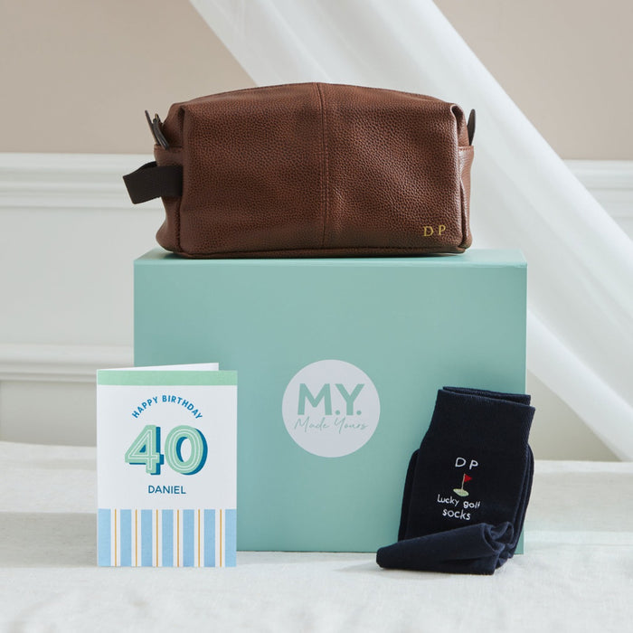 Personalised 40th Birthday Gift Set for Him