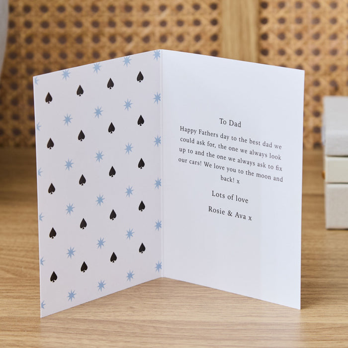 Personalised Ace Dad Father's Day card