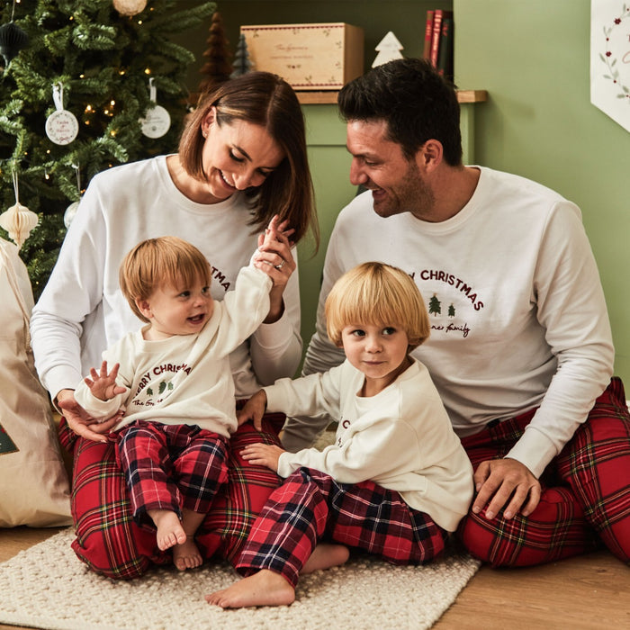 Personalised Adult Merry Christmas Family Jumper