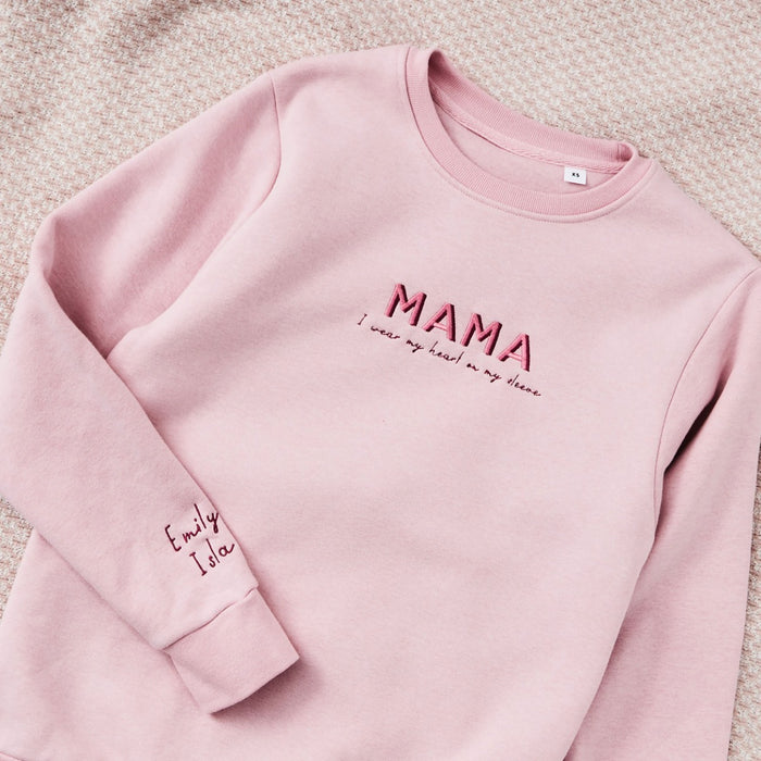 Personalised Adult Size Mama Sweatshirt