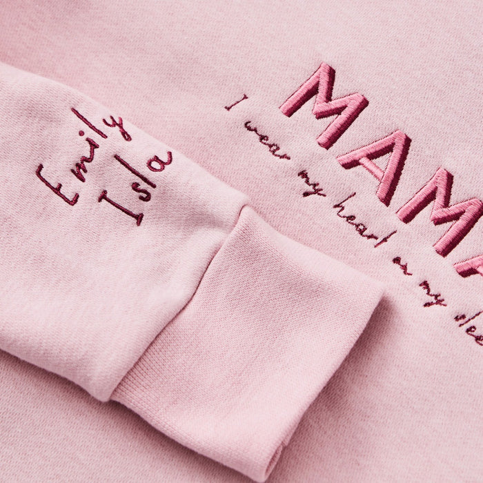 Personalised Adult Size Mama Sweatshirt