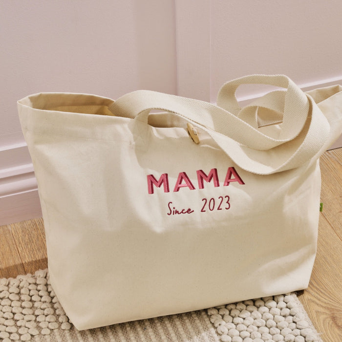 Personalised Adults Mama Large Shopper Tote Bag