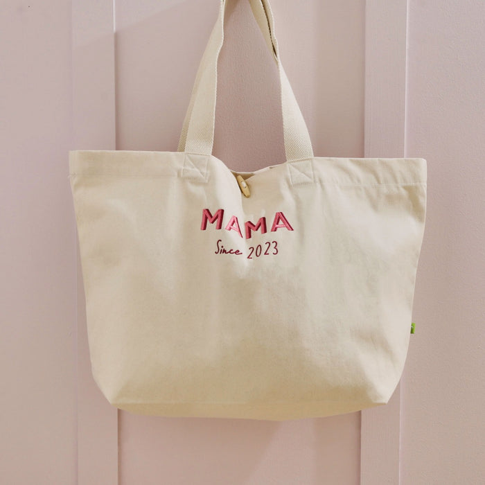 Personalised Adults Mama Large Shopper Tote Bag