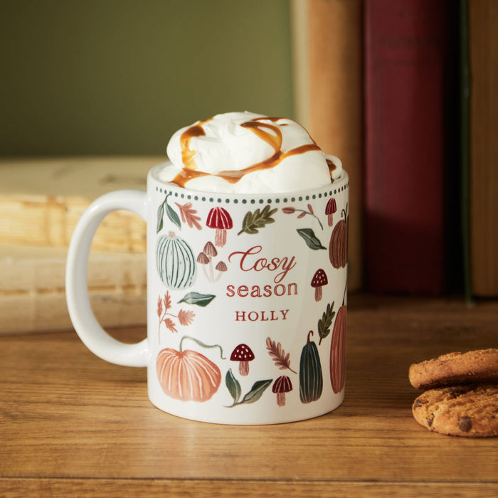 Personalised Autumn Cosy Season Mug