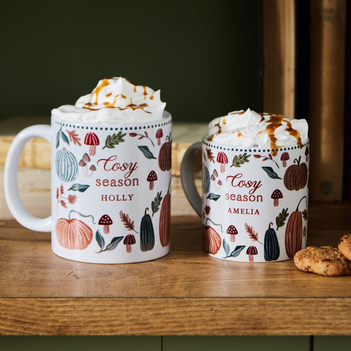 Personalised Autumn Cosy Season Mug