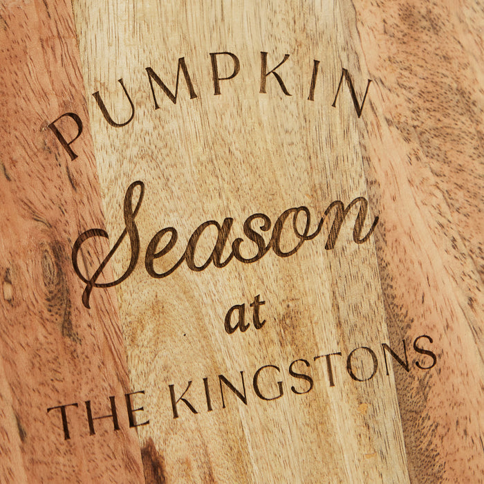Personalised Autumn Pumpkin Season Paddle Board