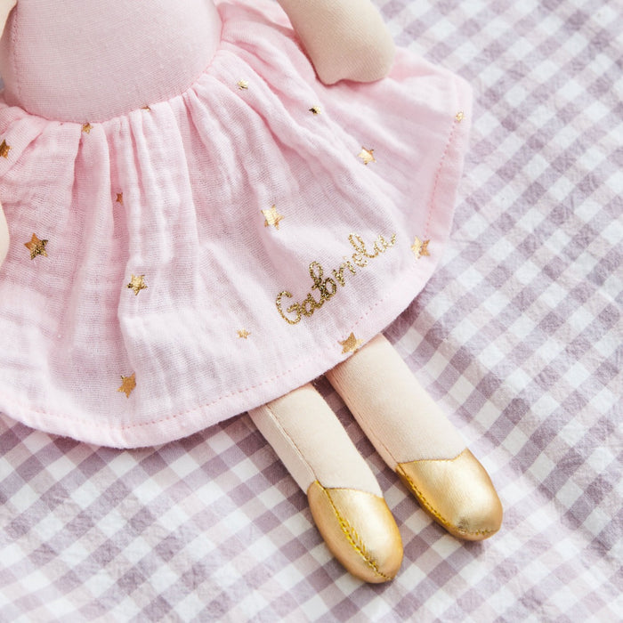 Personalised Ballerina Doll Black Hair