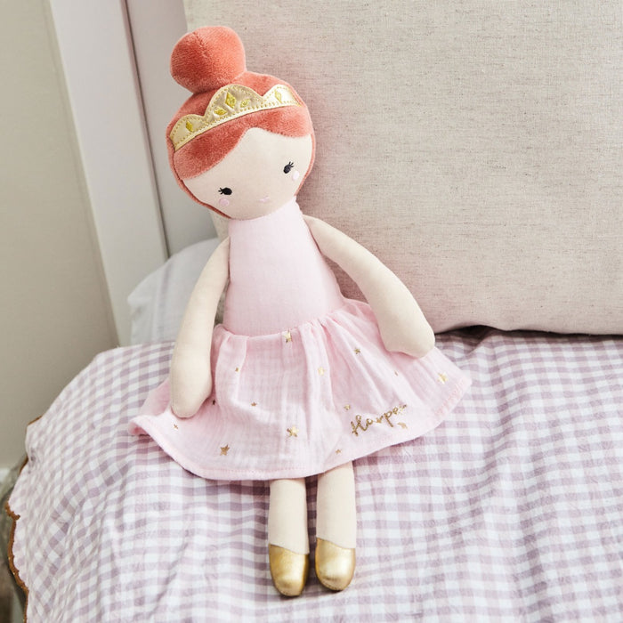 Personalised Ballerina Doll Red Hair