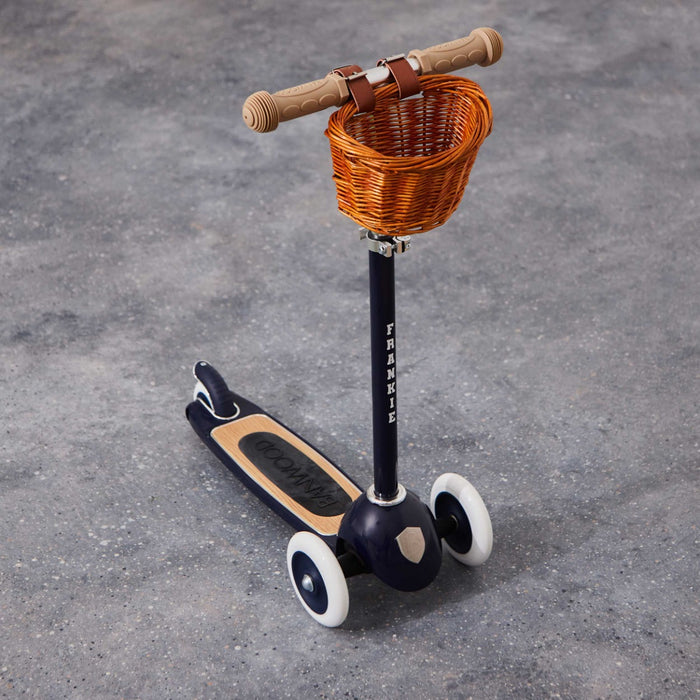 Personalised Banwood Navy Three-Wheel Scooter