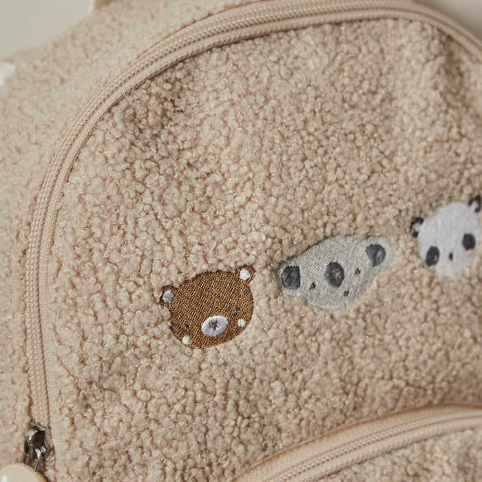 Personalised Bear Faces Borg Backpack