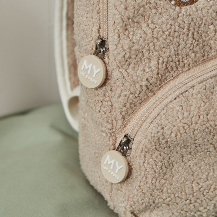 Personalised Bear Faces Borg Backpack