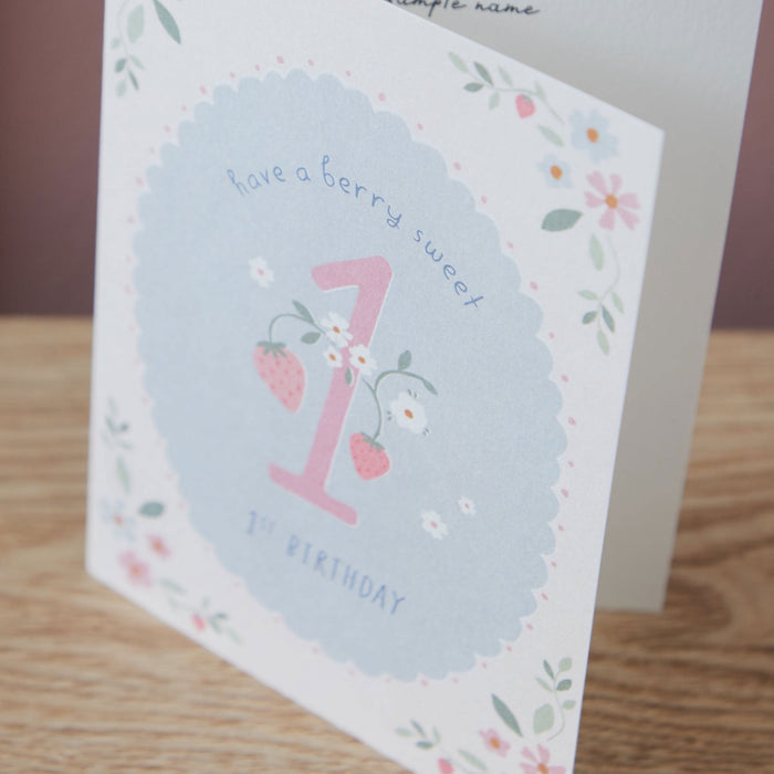 Personalised Berry Sweet Birthday Card