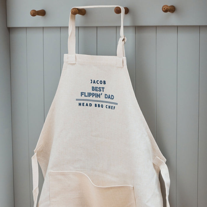 Personalised Best Flippin' Dad Apron