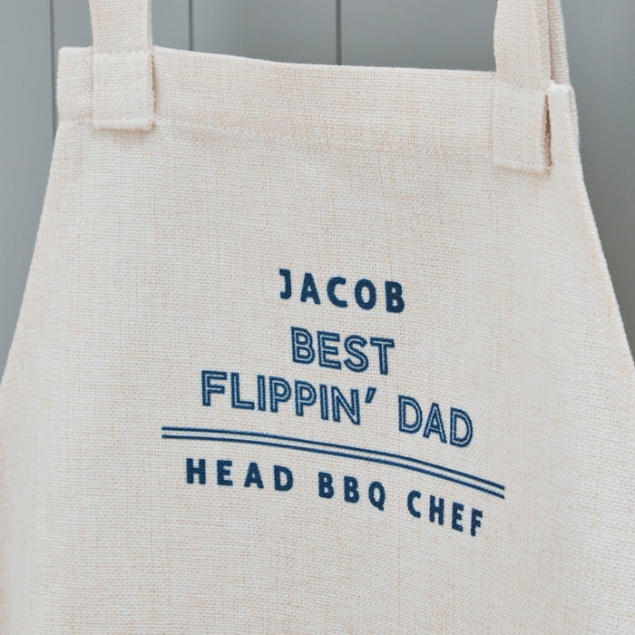 Personalised Best Flippin' Dad Apron