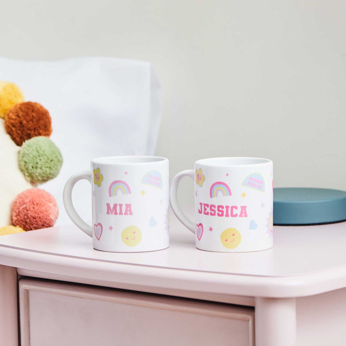 Personalised Best Friends Mix & Match Mini Mug Set