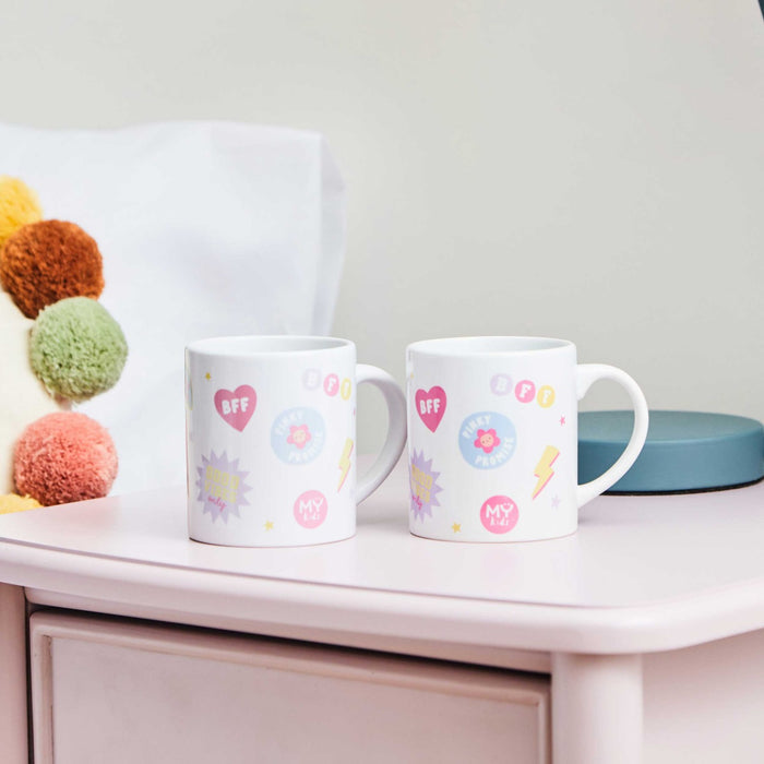 Personalised Best Friends Mix & Match Mini Mug Set
