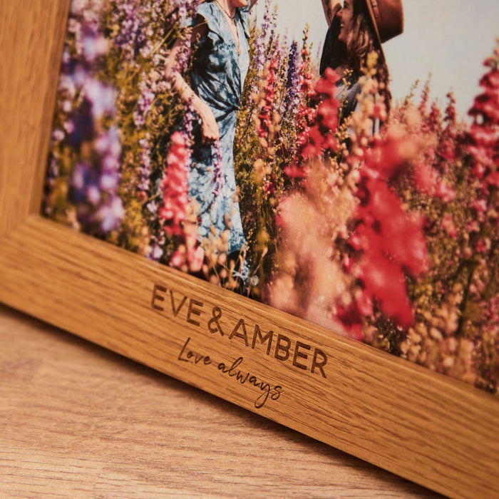 Personalised Besties Wooden Picture Frame